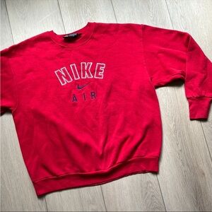 Vintage Nike Air Red Sweatshirt Men's Size XL